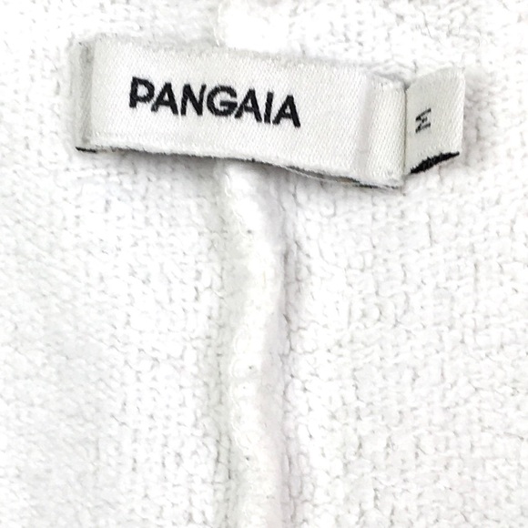 PANGAIA x Lorraine Schwartz Collab Unisex White Sweet Pants Size M - Picture 10 of 12